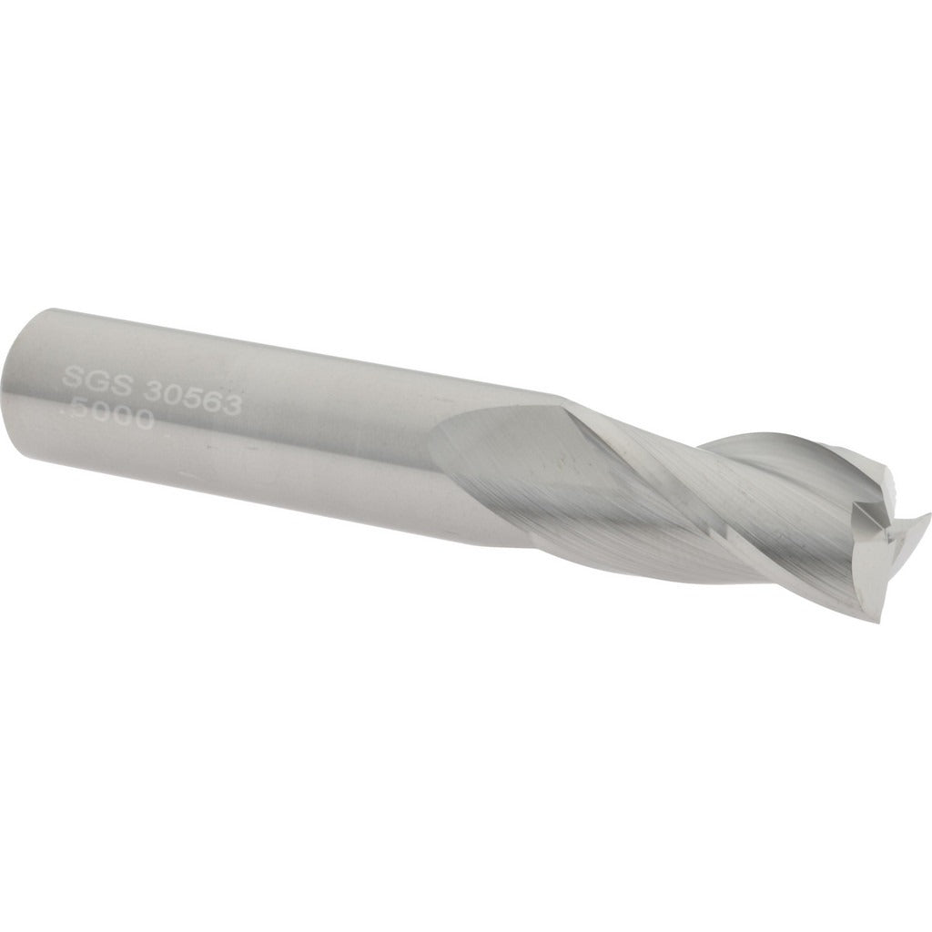 KYOCERA SGS PRECISION TOOLS Sgs 30563 Square End Mill 1/2 in 3 Flute Solid Carbide