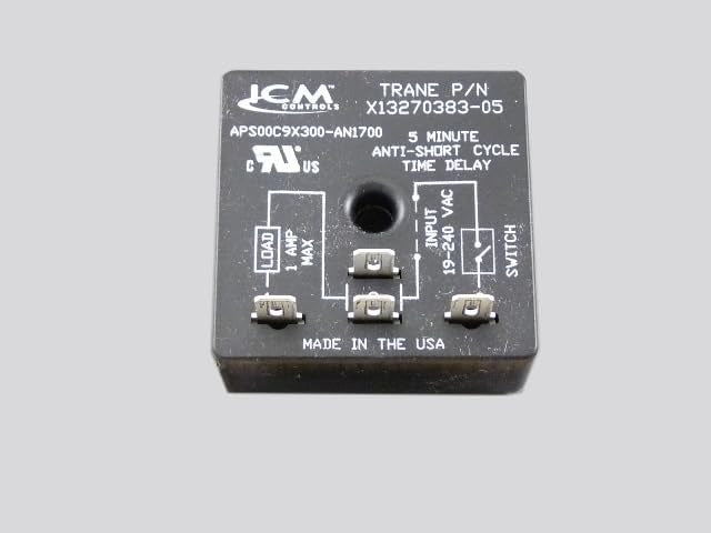 TRANE TRANE RLY3031 Time Delay Relay
