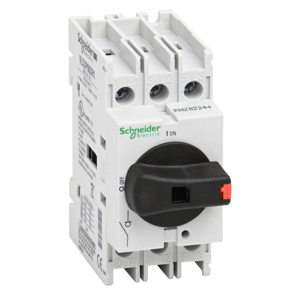 Schneider Electric VLS3P063R1 Disconnect Switch 60A 30HP at 480VAC UL508 Three Phase 5kA SCCR