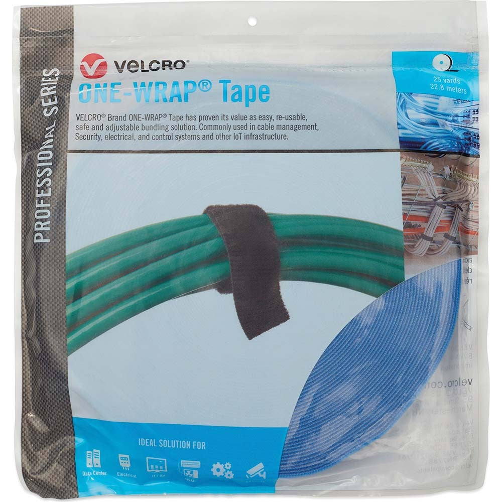 VELCRO BRAND Velcro Brand 31056 Reusable Cable Tie 75 Ft Blue 100 Lb
