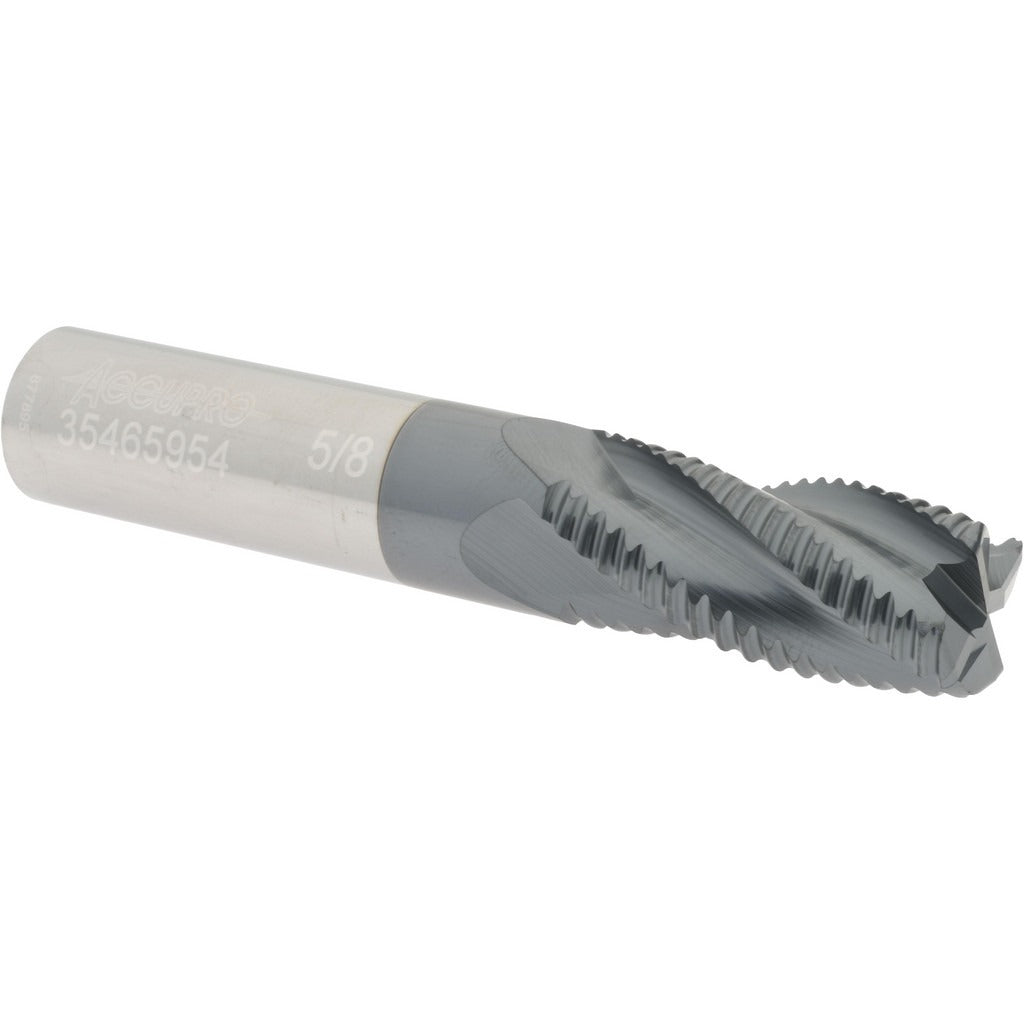 ACCUPRO Accupro 12179545 Square End Mill 5/8 in 4 Flute Solid Carbide