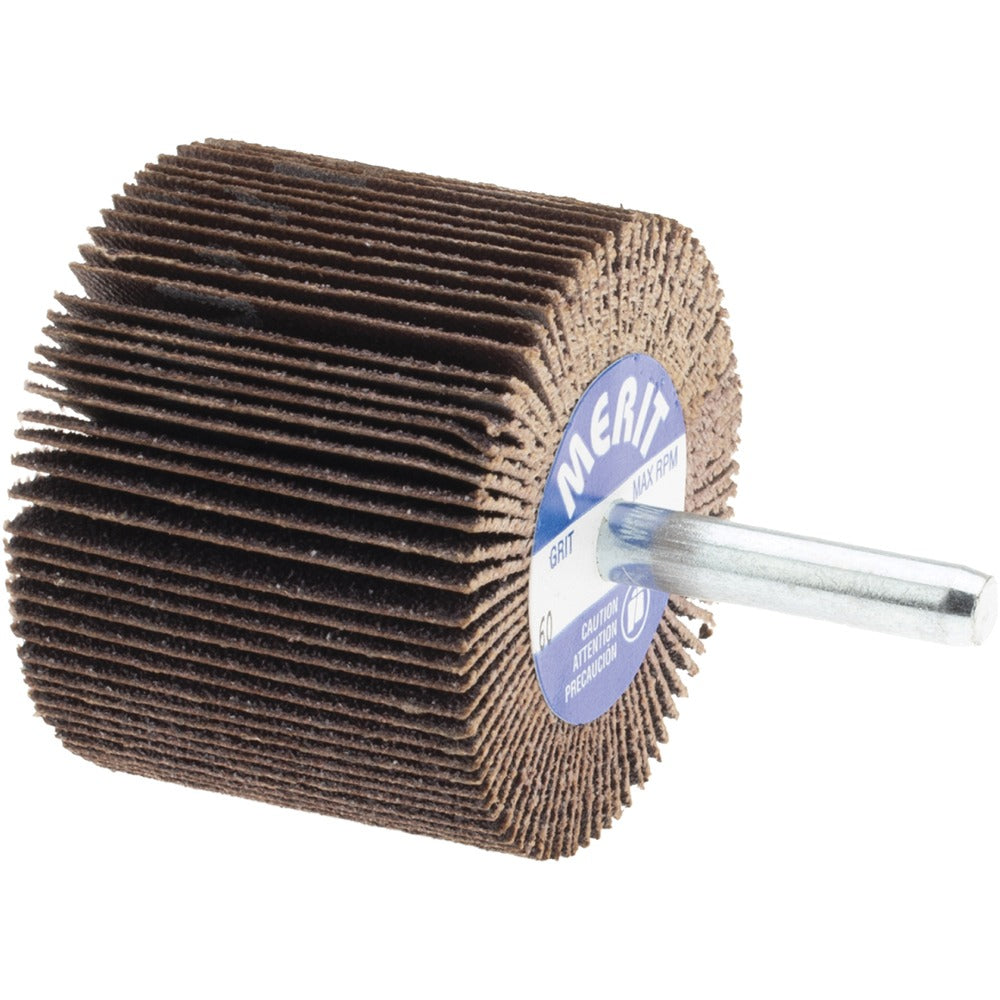 MERIT Merit Abrasives 08834137380 Mounted Flap Wheel 60 Grit