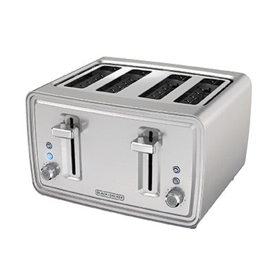 BLACK+DECKER Black Decker TR4900SSD 4 Slice Stainless Steel Toaster