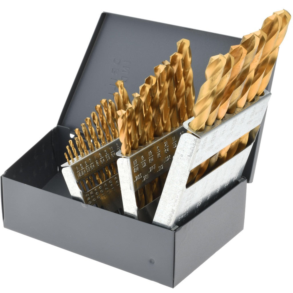 HERTEL Hertel C.E96.S29-3 Jobber Drill Bit Set 29pc Hss Tin
