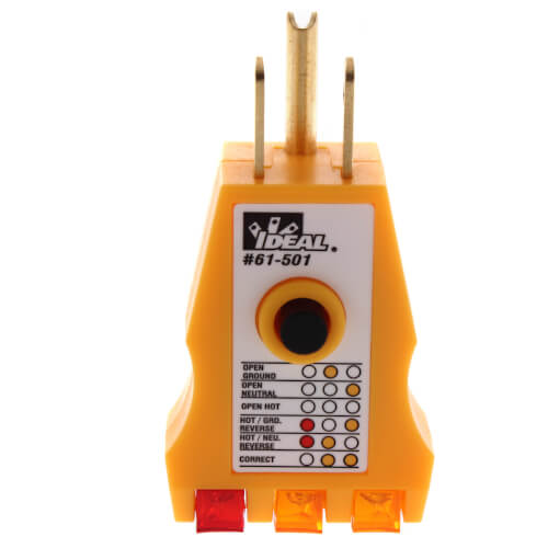 Ideal 61-502 GFI Receptacle Tester