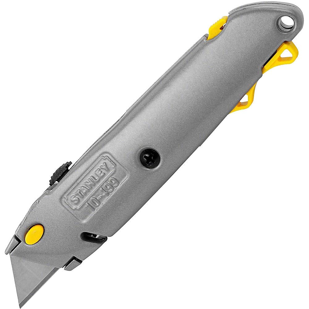 Stanley 10-499 Quick-Change Utility Knife with Retractable Blade and Twine Cutter