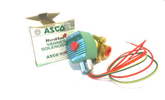 Asco 8210G002 Solenoid Valve 120 Volts 1/2 Inch NC Brass