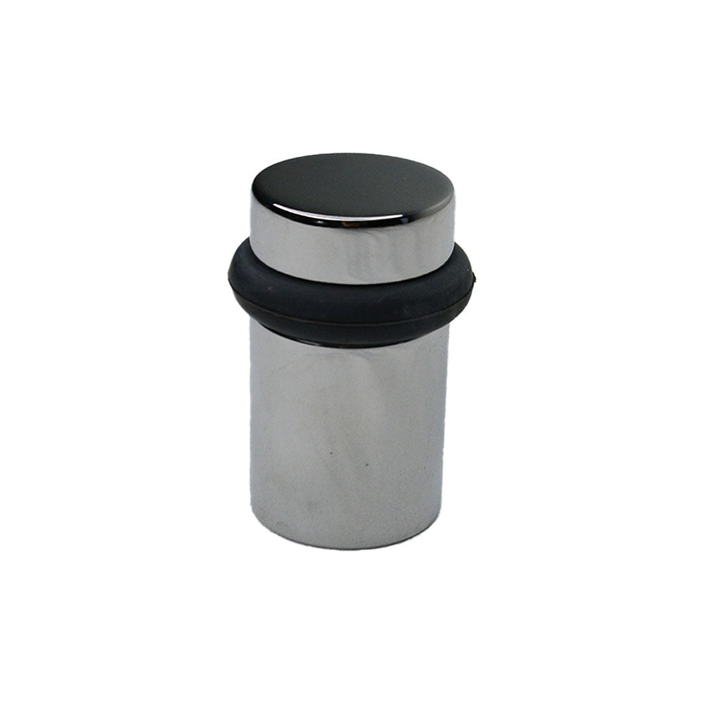 EMTEK Emtek 2258US26 Cylinder Floor Bumper Polished Chrome