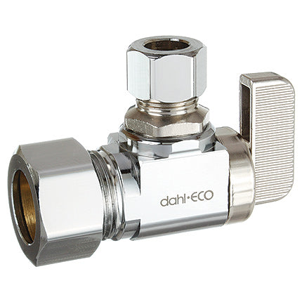 DAHL Dahl Valve 611-33-31 Mini-Ball Valve 5/8 OD Comp x 3/8 OD Comp Supply Stop Angle Replacement MPN (Pack of 24)