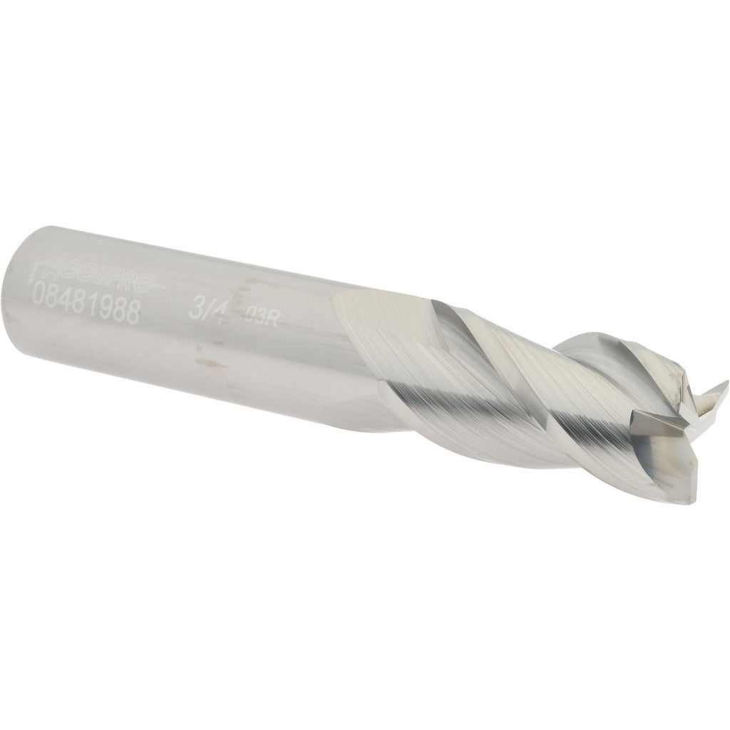 ACCUPRO Accupro 12182126 Corner Radius End Mill 3/4 in 3 Flute