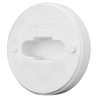 Charlotte Pipe 03292 3 Cleanout Plug (Flush) - MIP - PVC DWV