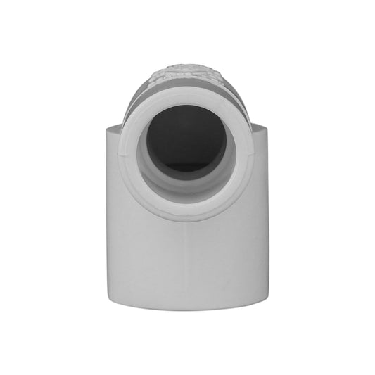 Charlotte Pipe PVC023040500 Plastic Elbow 90 Degree, 1/2 inch x 1/2 inch, PVC, Spigot x Socket, Schedule 40