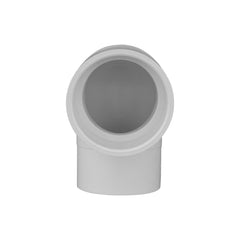 Charlotte Pipe PVC023041400 Plastic Elbow 90 Degree, 2 inch x 2 inch, PVC, Spigot x Socket, Schedule 40