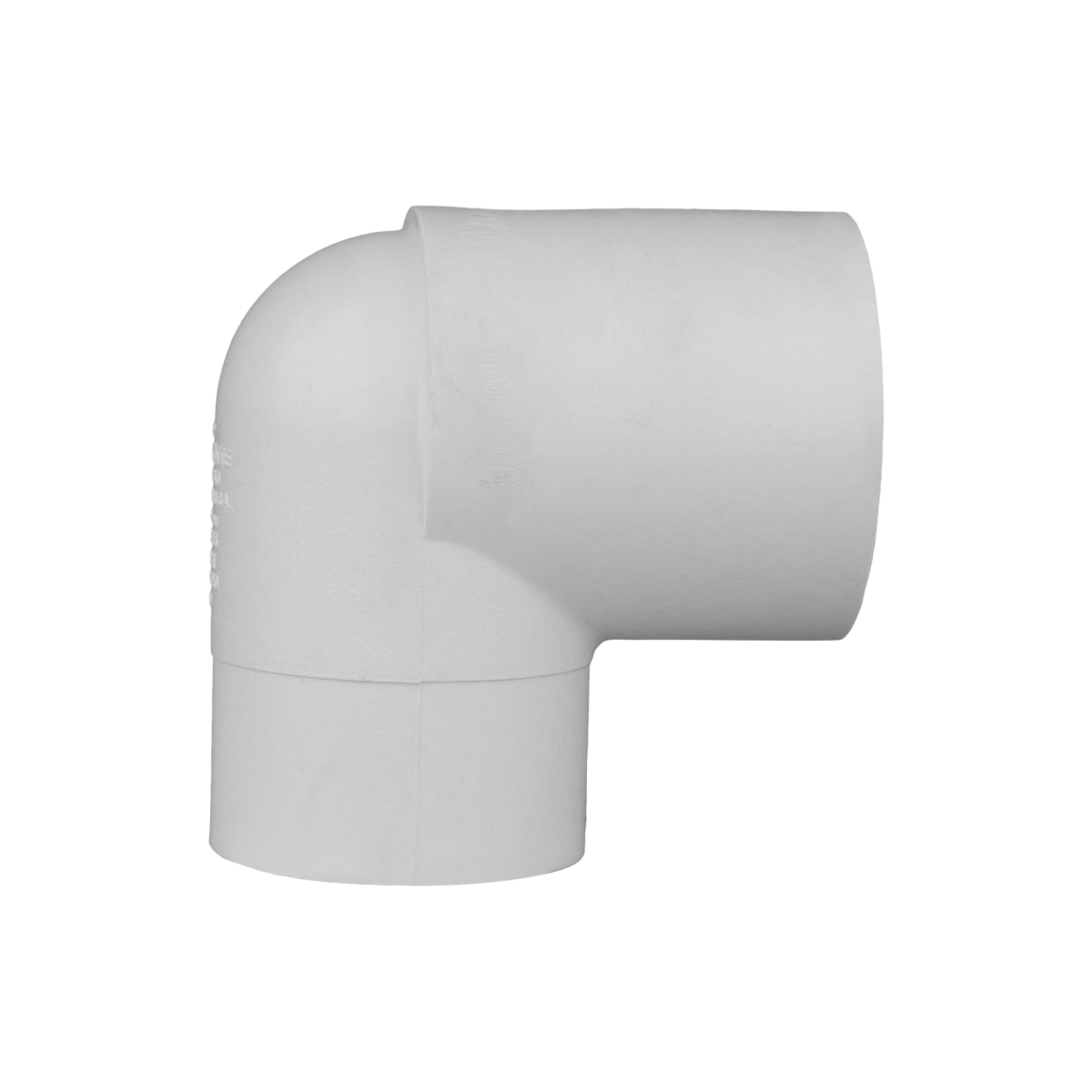 Charlotte Pipe PVC023041400 Plastic Elbow 90 Degree, 2 inch x 2 inch, PVC, Spigot x Socket, Schedule 40