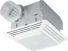 Broan-NuTone HD80L Heavy Duty Ventilation Fan, Residential or Commercial Installation, 80 CFM, 2.5 Sones, White