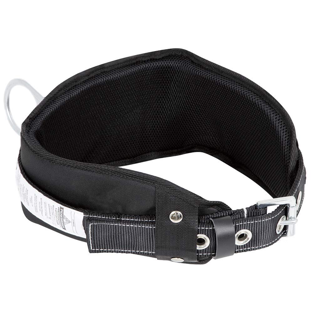 Peakworks V8056013 Fall Protection Safety Harness Restraint Belt 1 D-ring Black Large