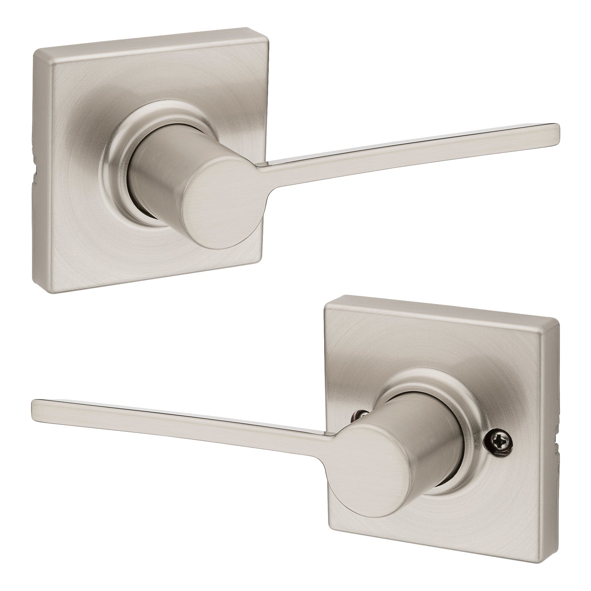 KWIKSET Kwikset 200LRLSQT-15 Ladera Passage Lever Satin Nickel