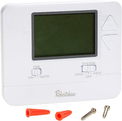 Robertshaw RS9110 Digital Programmable Thermostat 24 Volts (1 Heat/1 Cool)