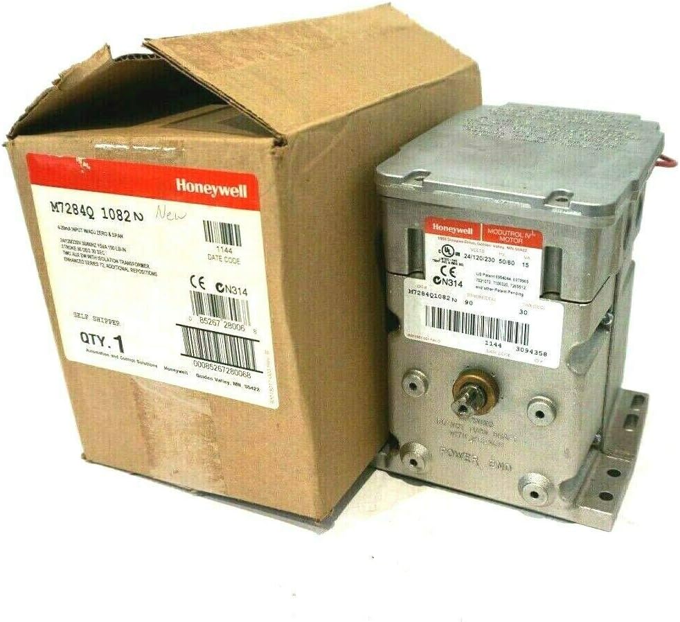 Honeywell M7284Q1082 Motor 24V 150 lb-in Torque Modulating Control 4-20mA Non-Spring Return