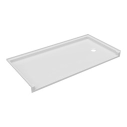 Swan SB03060RM.010 Shower Base Swanstone Rectangular White 30 x 60 Inch