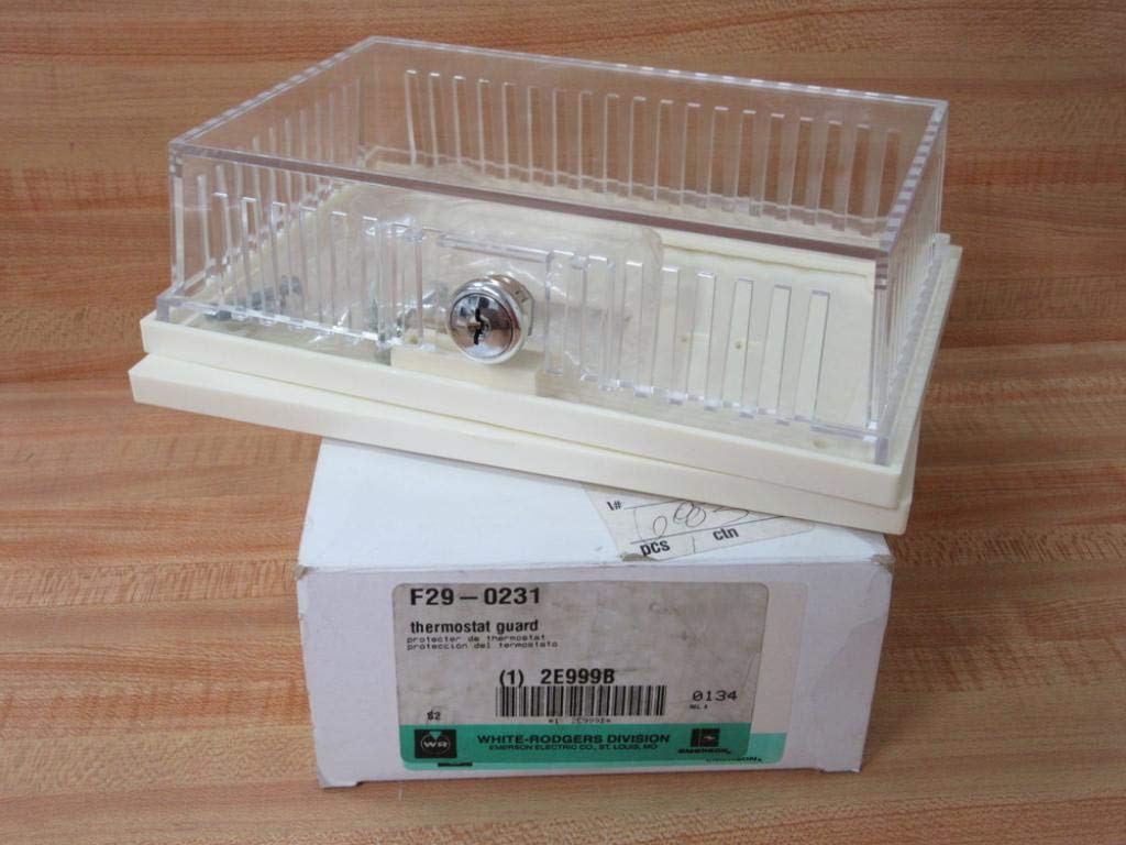 White-Rodgers F29-0231 Thermostat Guard Clear Plastic Solid Base