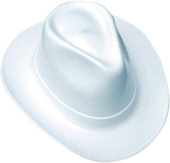 OccuNomix VCB200-00 Vulcan Cowboy Hard Hat Ratchet Suspension White