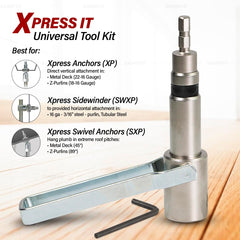 Sammys 8194910 Universal Tool Kit X-Press Rod Anchor Installation