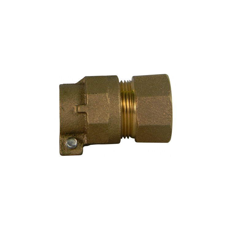 AY McDonald 747541-22-34 Adapter Water Meter Lead Free Brass 3/4 Inch Mac-Pak CTS x Female K 5149-106