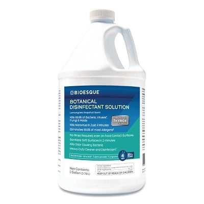 Bioesque BBDSG Botanical Disinfectant Solution 1 gal Jug Lemongrass-Grapefruit Scent