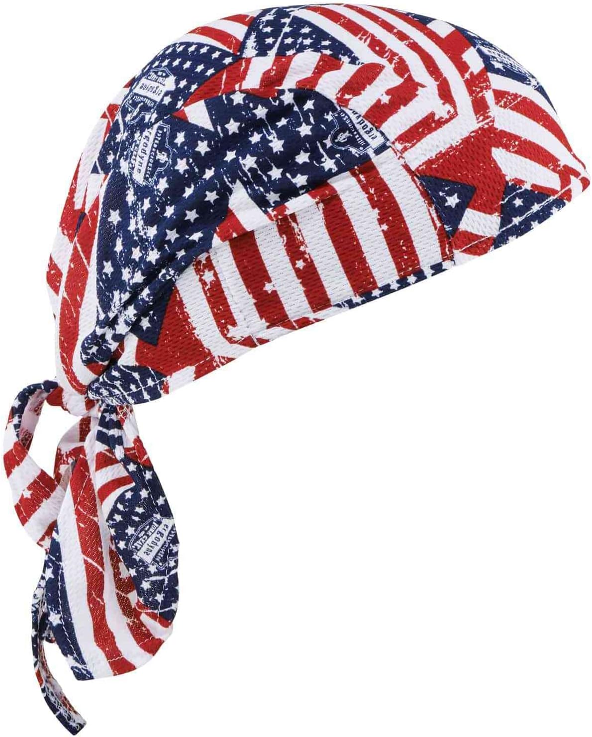 Ergodyne 12477 Chill-Its 6615 Stars Stripes Dew Rag 6 X 20