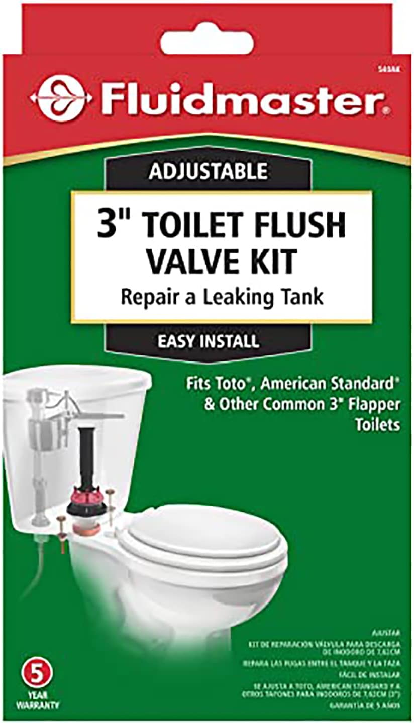 Fluidmaster 540AKRP5 Adjustable Toilet Flush Valve Repair Kit (Pack of 1)