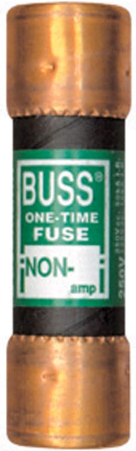 Bussmann NON-20 250V K5 One-Time 20 Amp Low-Voltage Cartridge Fuse, Pack of 1