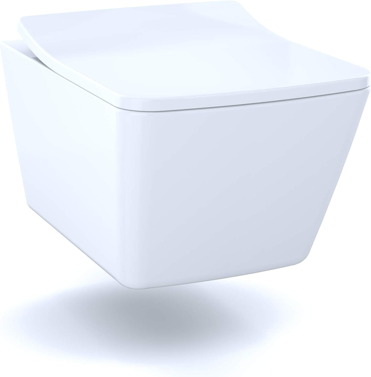 Toto CT449CFG#01 SP Square Shape Wall Hung Bowl Cotton White