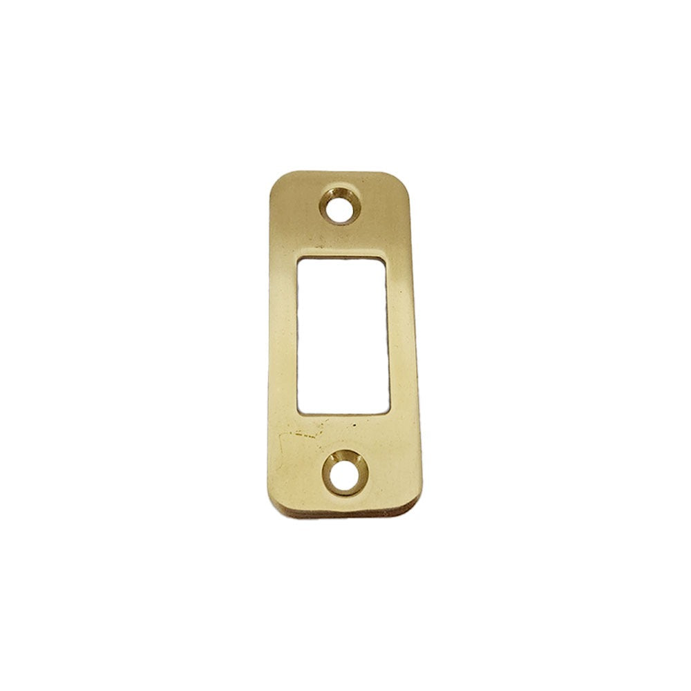 EMTEK Emtek 83224US3 Radius Deadbolt Strike Polished Brass