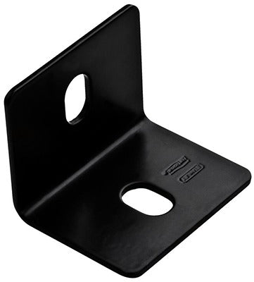 NATIONAL HARDWARE National Mfg N351-496 Black Steel Corner Brace 3 in 5 Pack