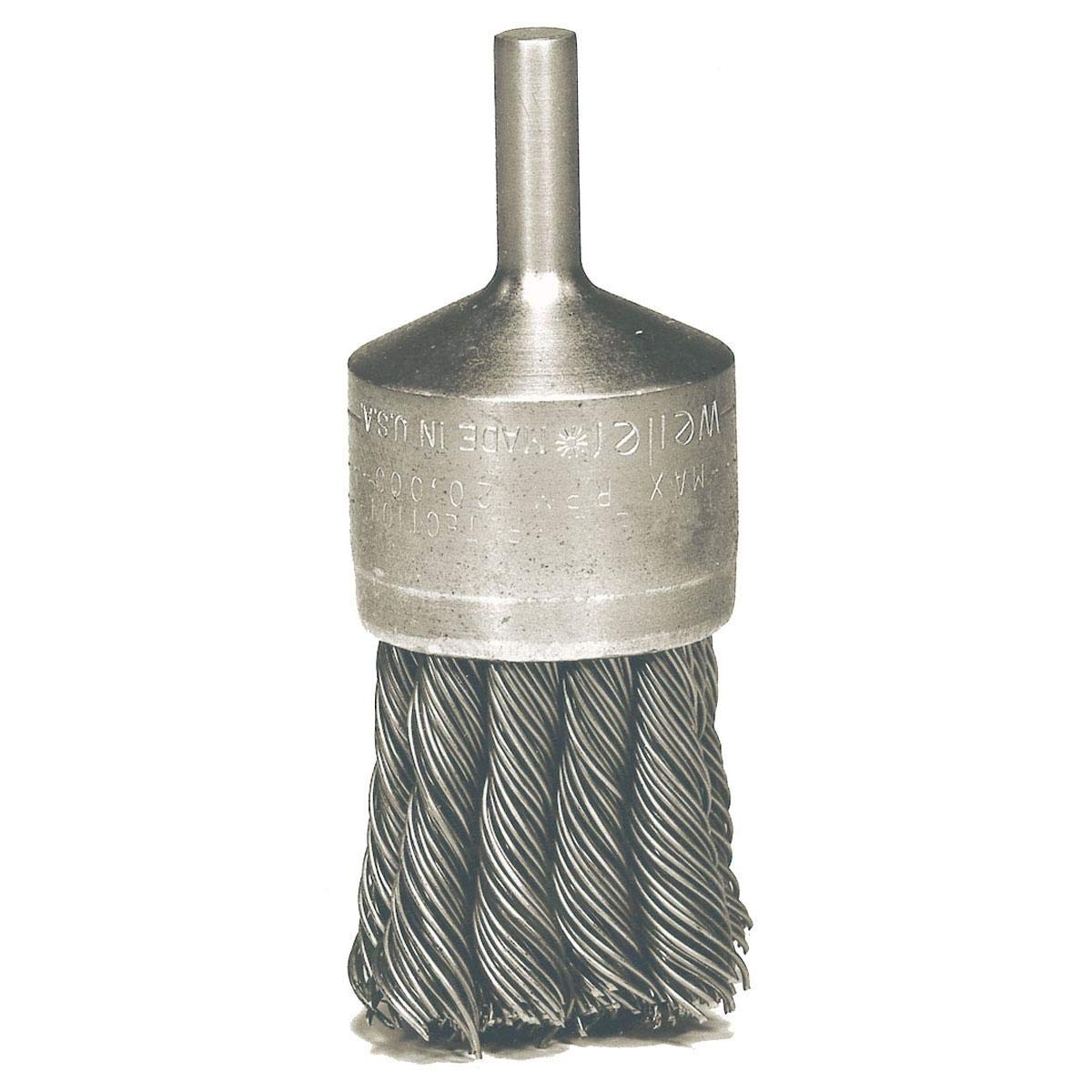 Weiler 10027 Knot Wire End Brush Steel 1-1/8 Inch