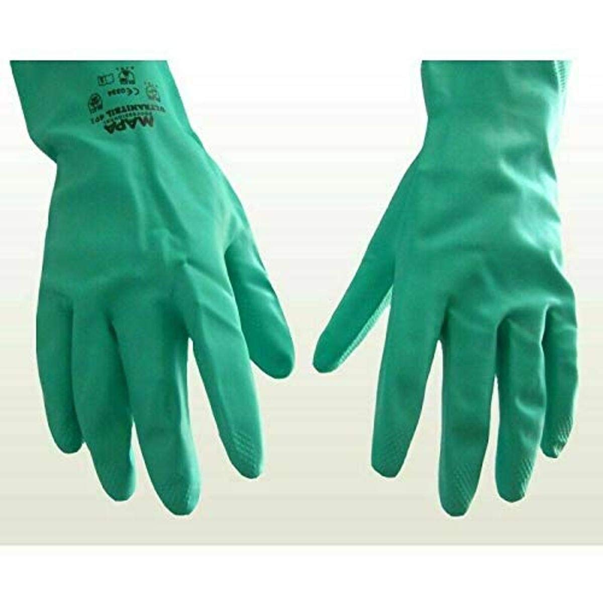 MAPA Professional 493429 StanSolv AF-493 Nitrile Flocked Lined Glove Chemical Resistant 15-1/2 Length Replacement MPN