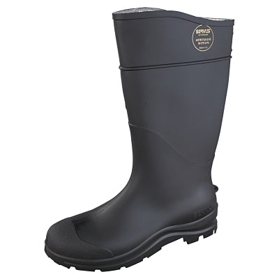 Servus 18821-110 CT Economy Knee Boots Steel Toe Size 11 16 in H PVC Black