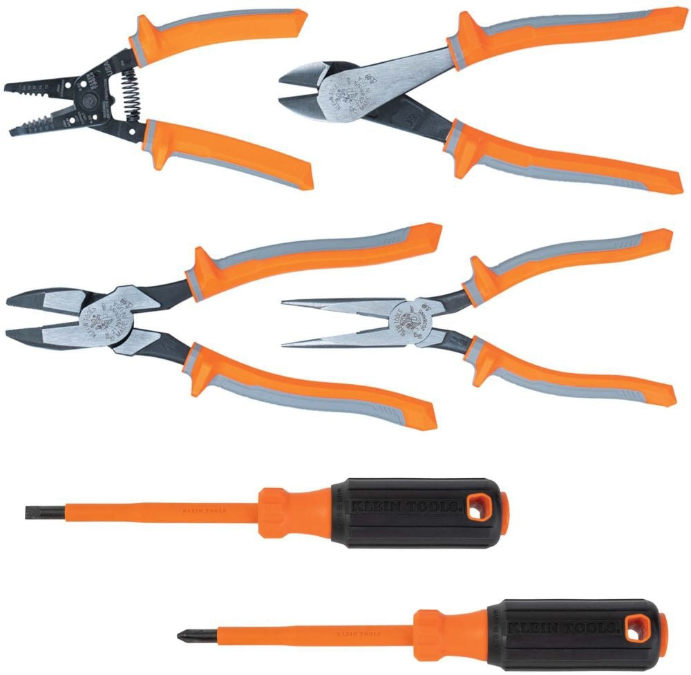KLEIN TOOLS Klein Tools 9418R 1000V Insulated Tool Set 6-Piece