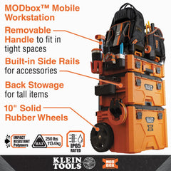 Klein Tools 54804MB MODbox Small Toolbox Portable Tool Box