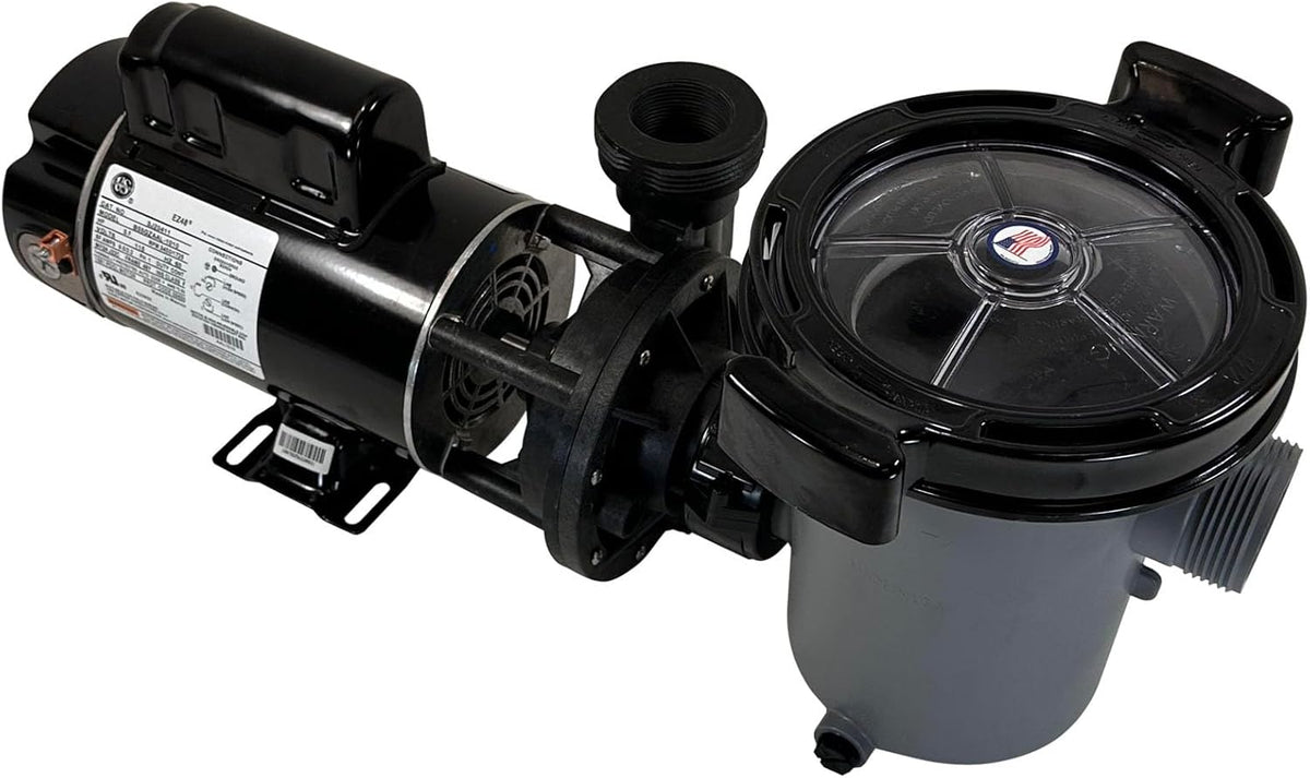 Waterway SD-10-2-N HI-Flo II 1 THP Top Discharge Pump 2 Speed for Above Ground Pool