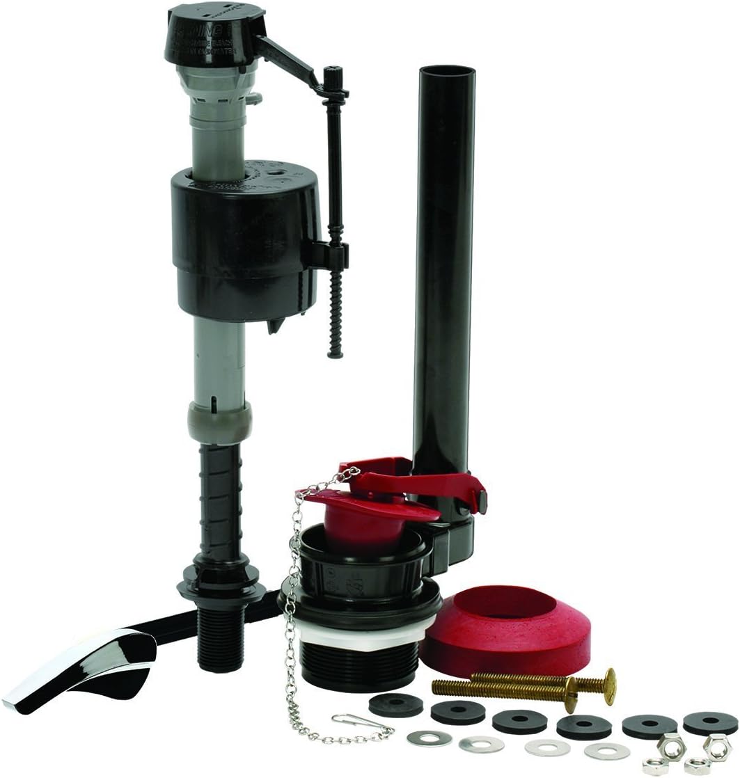 Fluidmaster 400AKRP10 Universal All In One Toilet Repair Kit 2-Inch Flush Valves Easy Install