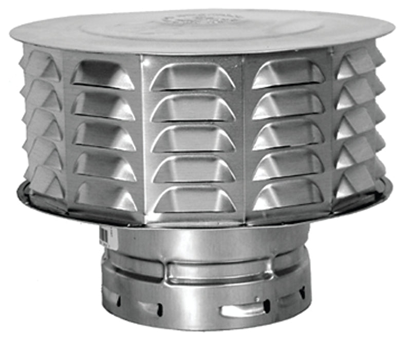 AmeriVent 6ECW ECW Series 6 Louvered Snap Lock Vent Cap