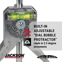 Jackson Safety 14775 Pipe Marker Centering Tool 6 Standard Adjustable Dial Set Level