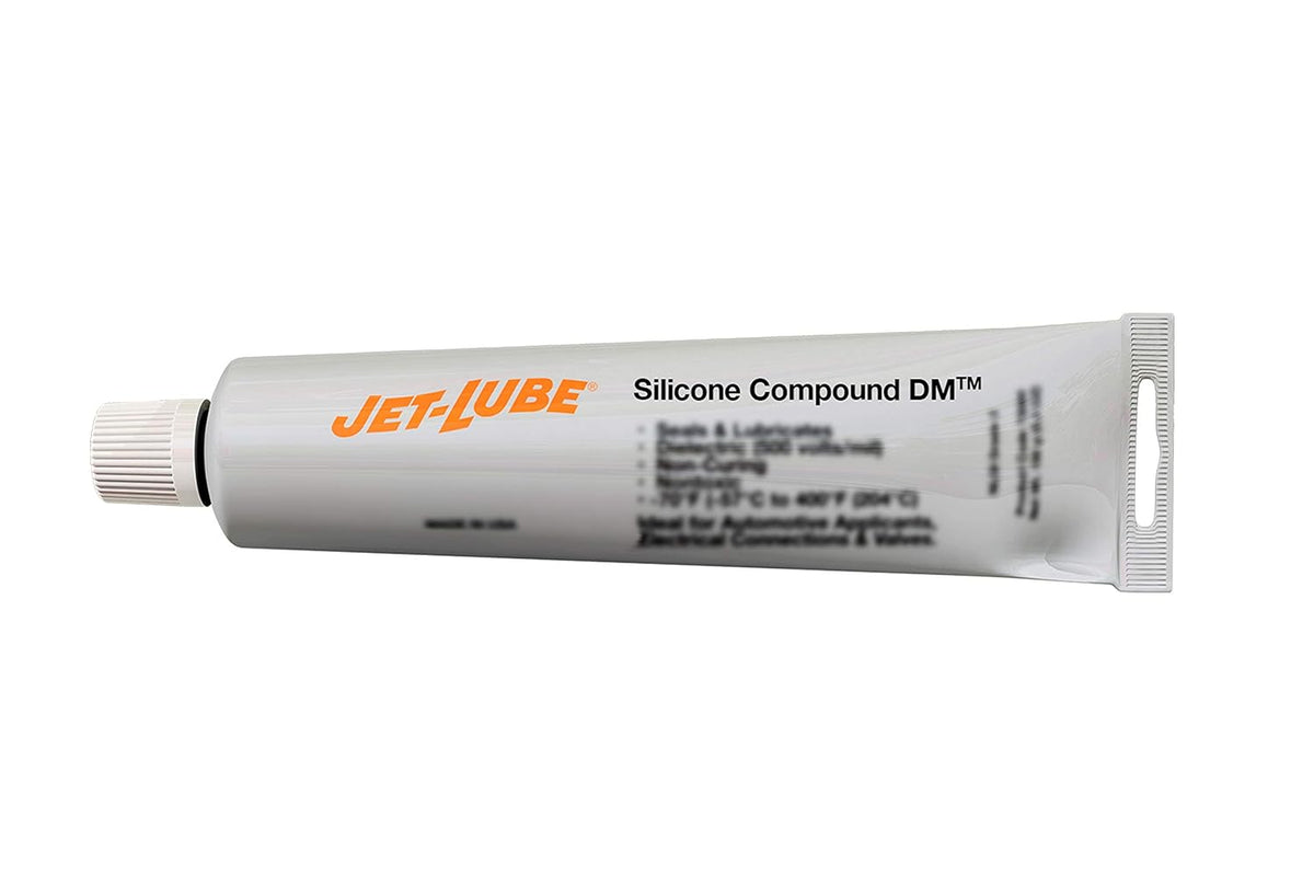 Jet-Lube 73560 Silicone Compound DM Military Grade Moisture Proofing NLGI #3 Food Grade Lubricant 5.3 oz