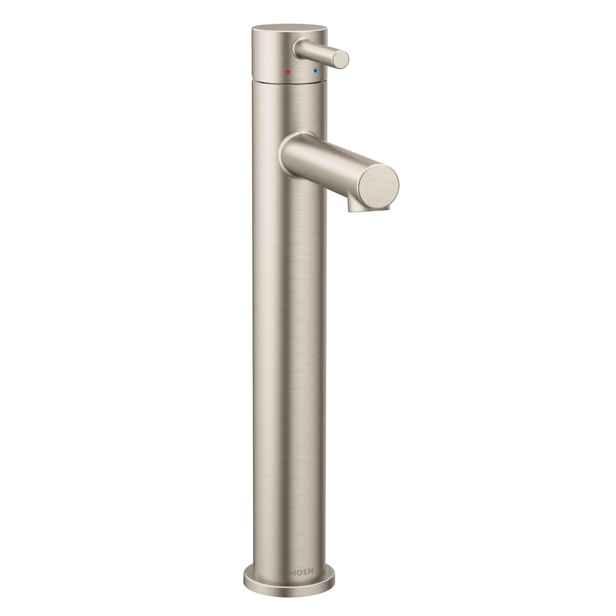 Moen 6192BN Align Single Handle Vessel Filler Bathroom Sink Faucet in Brushed Nickel