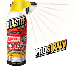 Blaster 16-PB-DS ProStraw Powerful Rust Penetrating Catalyst and Lubricant for Use on Automotive, Industrial, Marine and Plumbing Equipment, 11 oz, Pack of 12