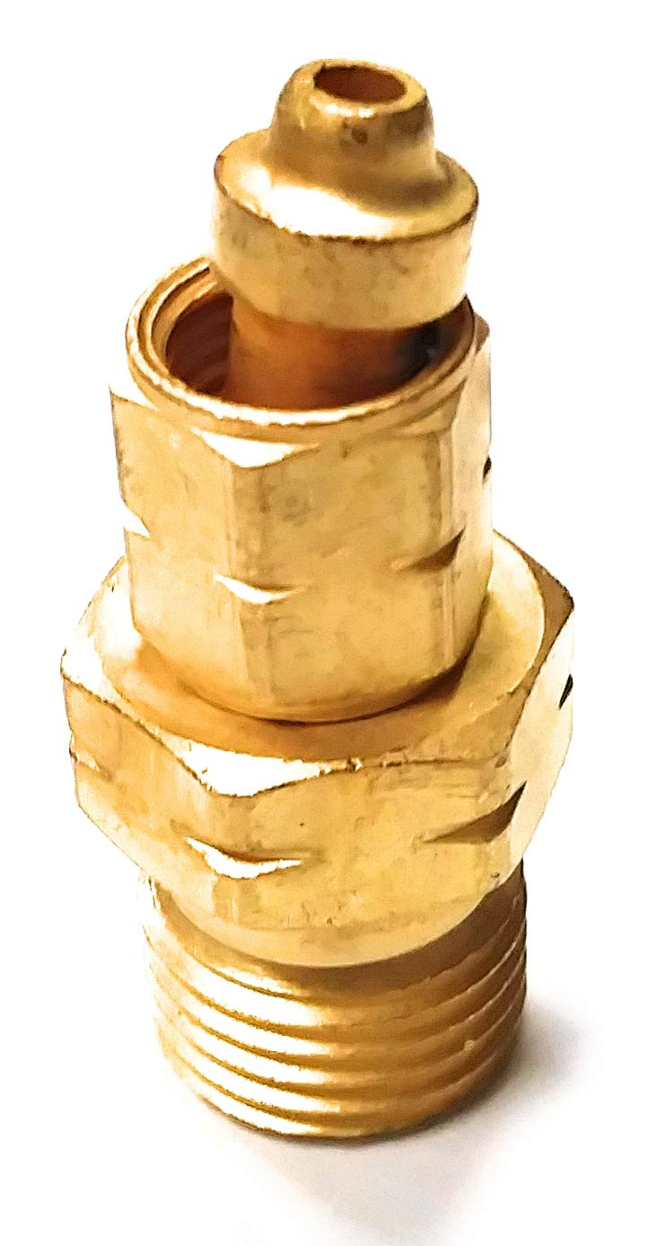 Western Enterprises 106 Brass Hose Adaptor 200 psig B-Size Male to A-Size LH Female