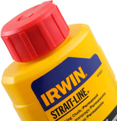 IRWIN 64902 Tools STRAIT-LINE Permanent Marking Chalk 8-ounce Red