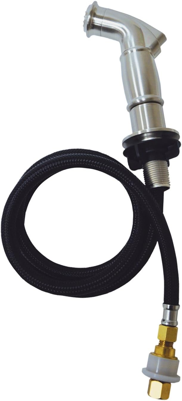 Danco 89215 Kitchen Sink Side Spray Head and Hose Chrome 1-Pack